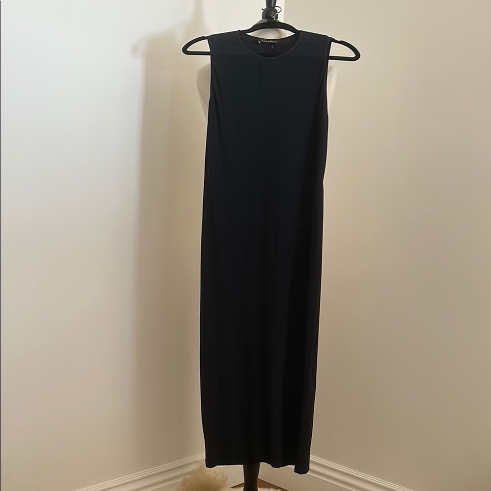 🖤 Tahari Black Stretch Sheath Dress 8